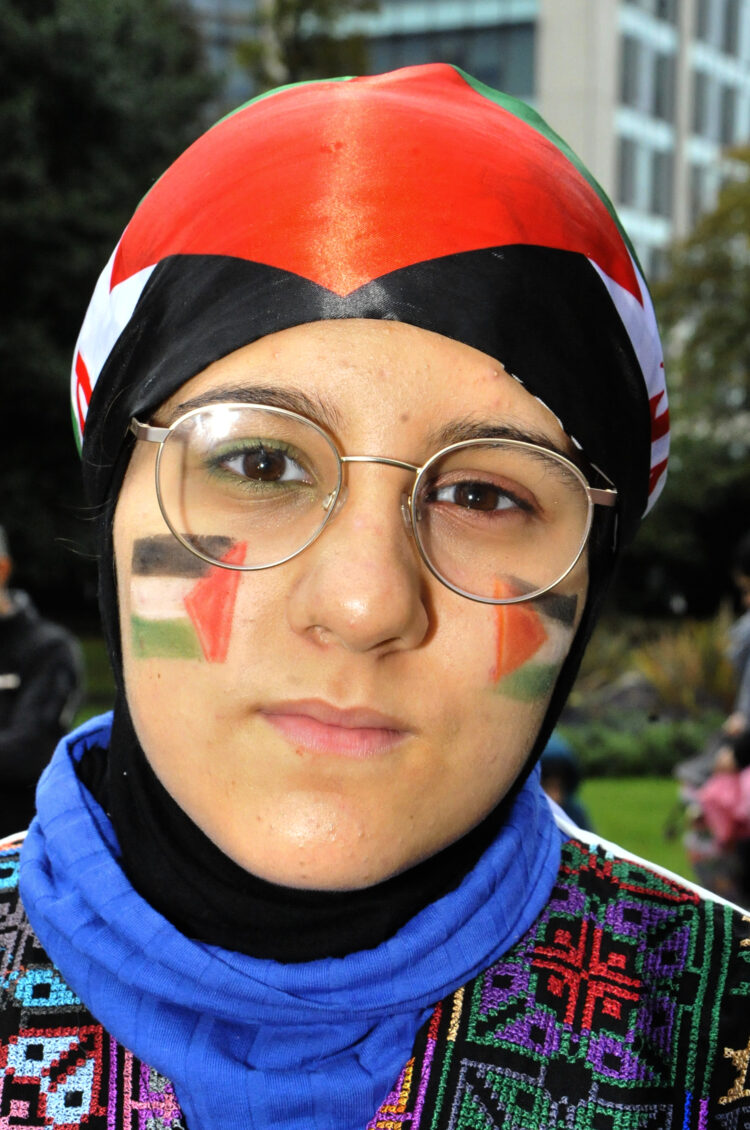 Locals attend rally for Palestine in support of justice, peace and dignity
